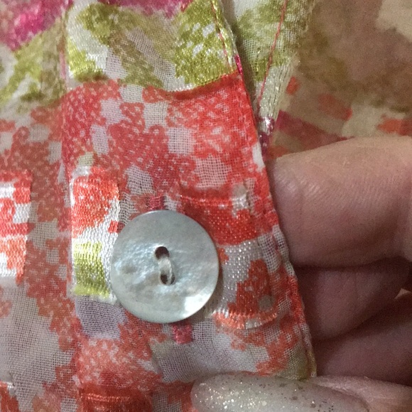 Sheer Ruby Rd blouse - Picture 3 of 9